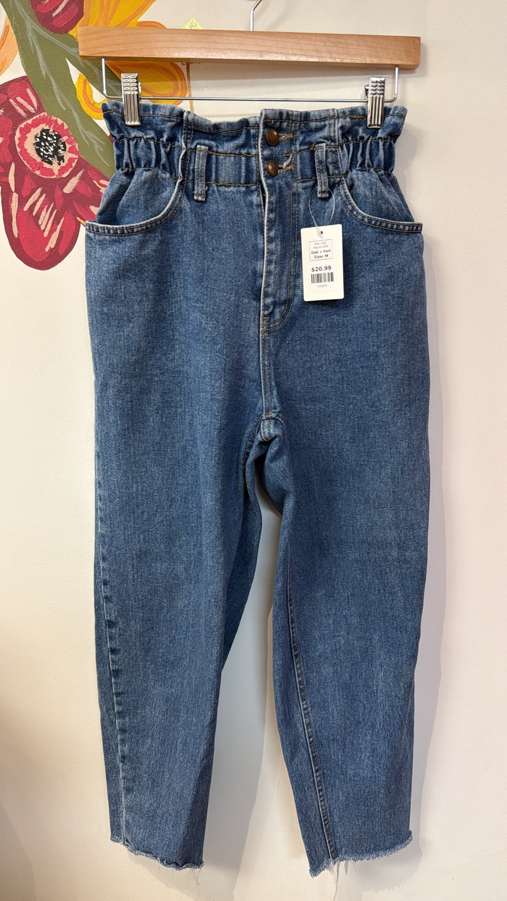 Oak + Fort 25" Inseam Jeans, M