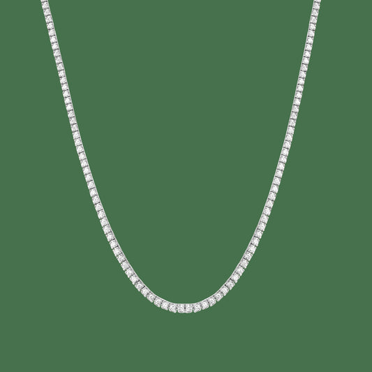 Classic Diamond Tennis Necklace - 5ct (Large)