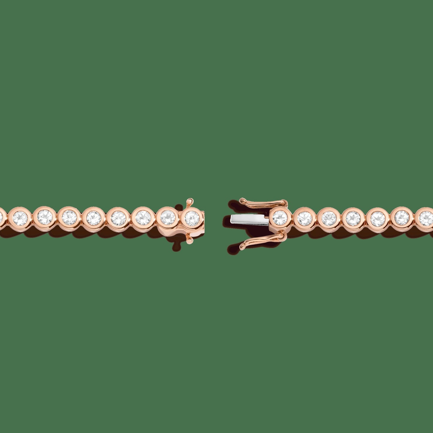 Diamond Bezel Tennis Bracelet