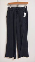 White Birch Black Drawstring 31" Inseam Pants, M