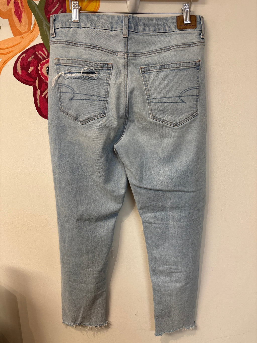 American Eagle 28" Inseam Curvy Mom Jeans, 10
