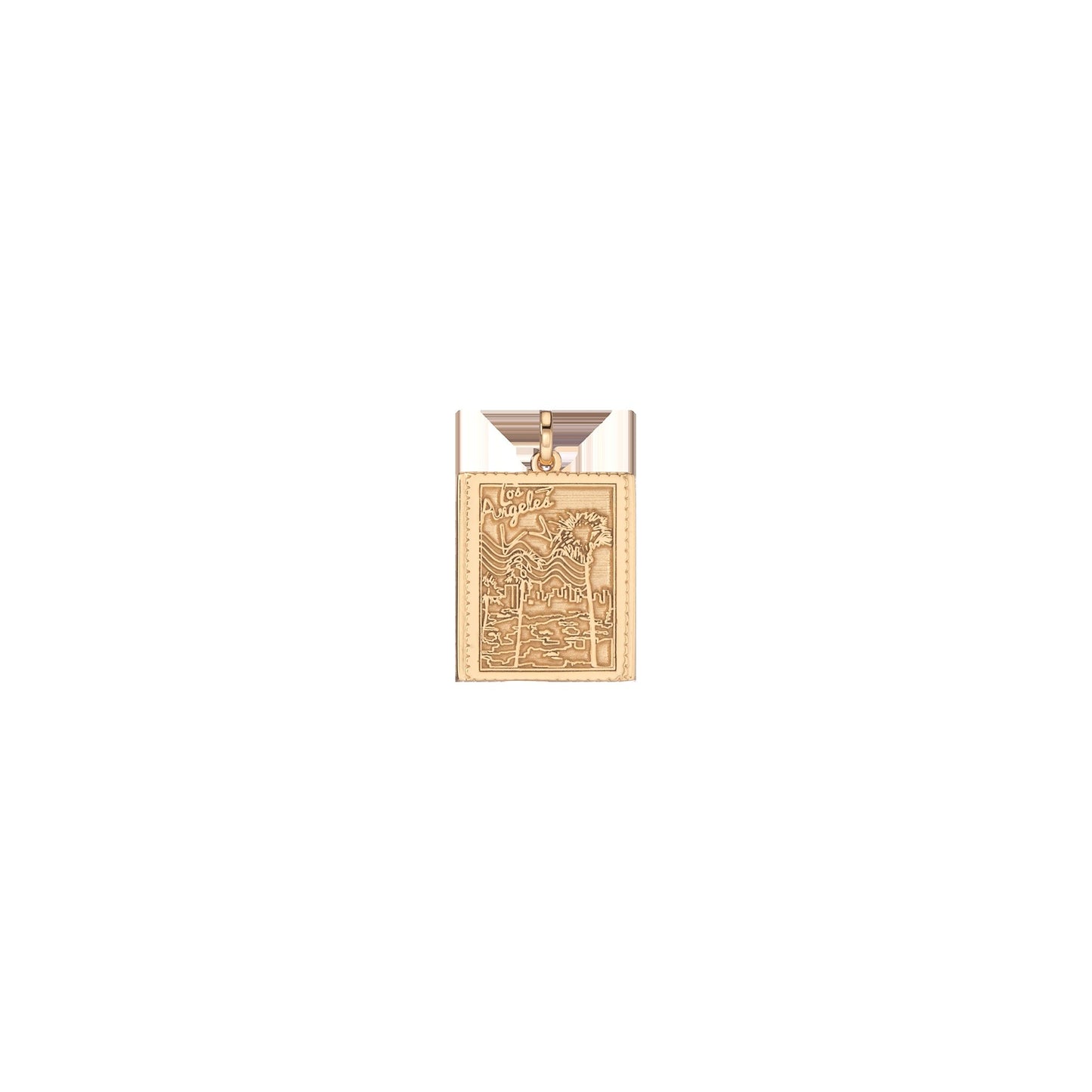 Vintage City Stamp Charm