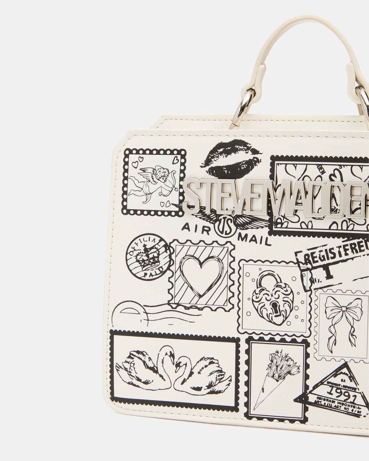 EVELYN STAMP BAG GIFT SET WHITE/MULTI