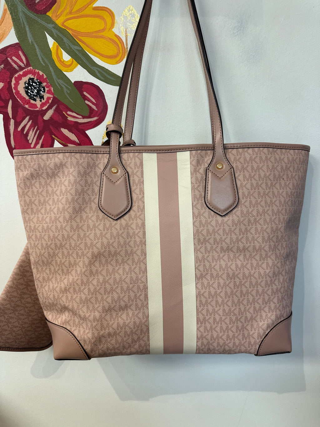 Michael Kors Pink Shoulder Bag, 18"x12"
