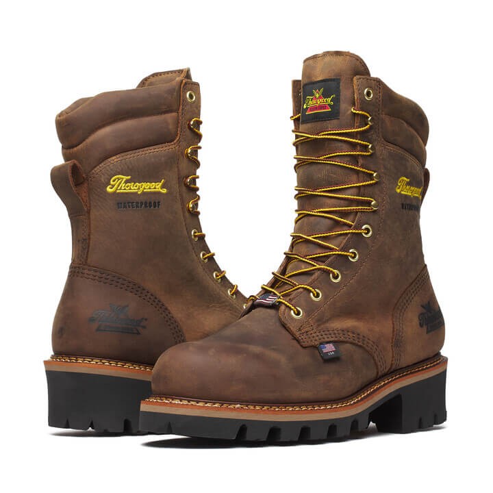 Logger Series – 9′′ Brown Stud Horse Waterproof