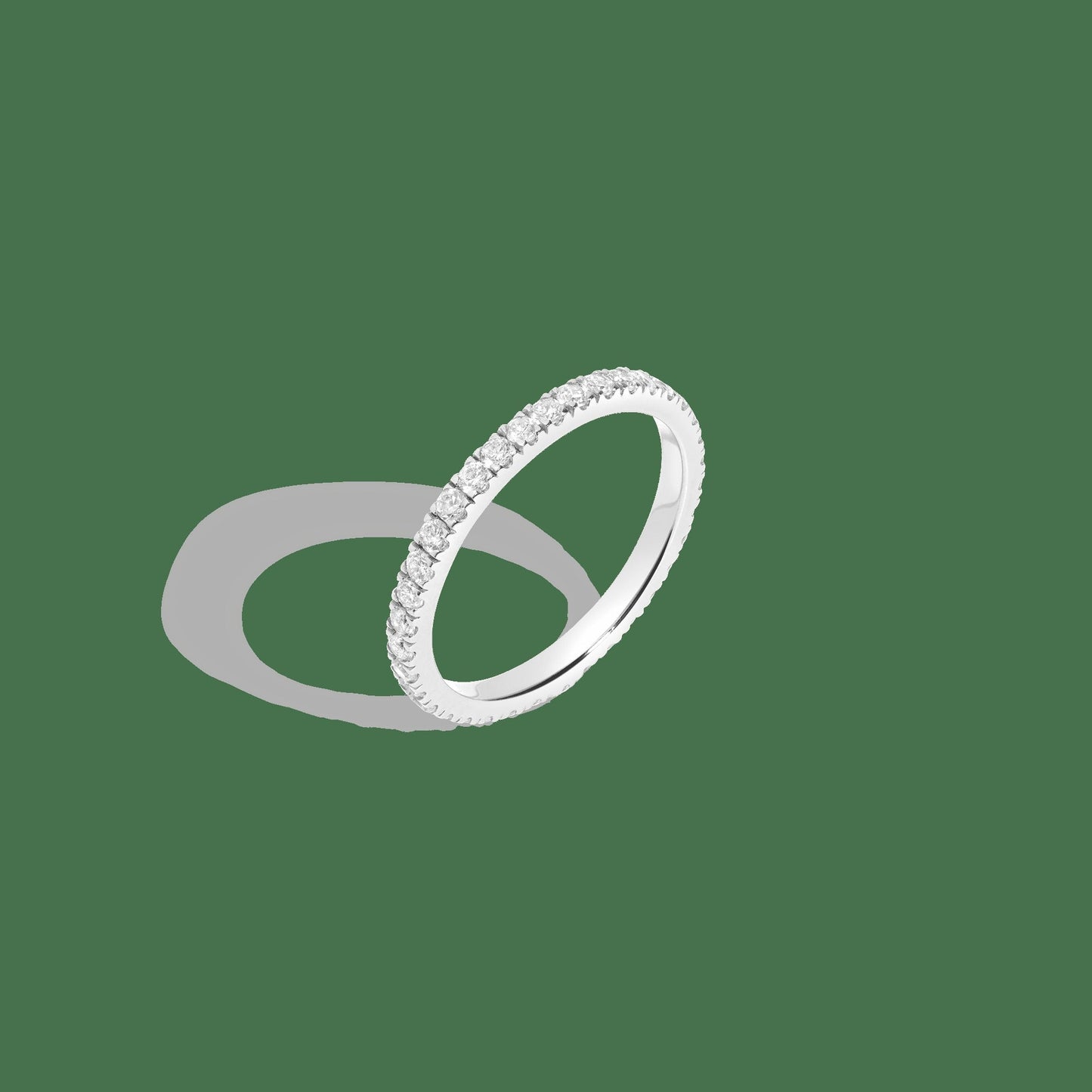 Pavé Lab Grown Diamond Eternity Ring