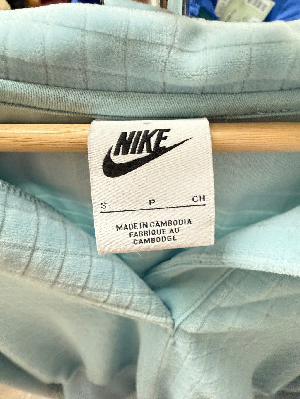 Nike Velour Polo Sweatshirt (S)