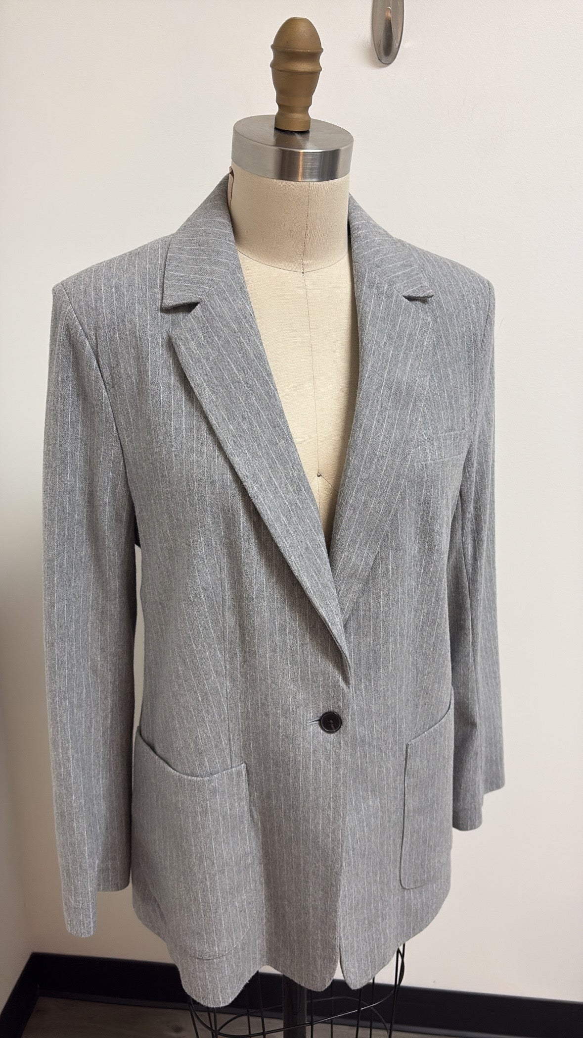 Banana Republic Gray Blazer Jacket, 12