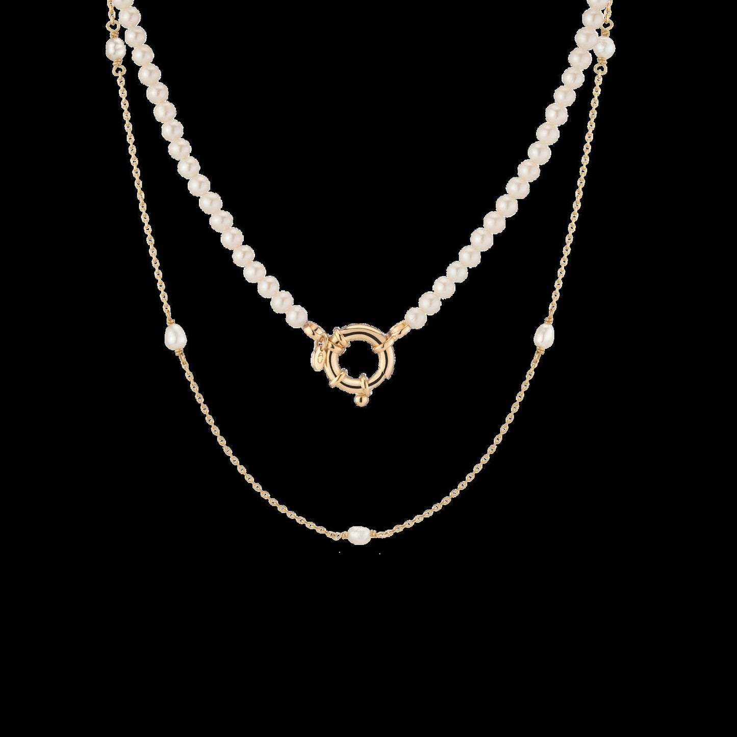 Pearl Necklace Stack
