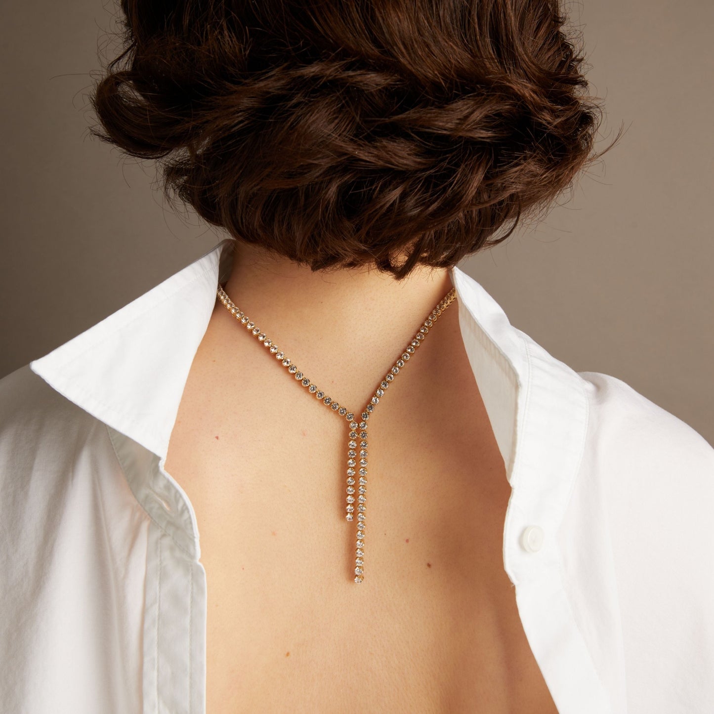 Aurate x Marilyn Monroe: Birth of a Star Tennis Necklace