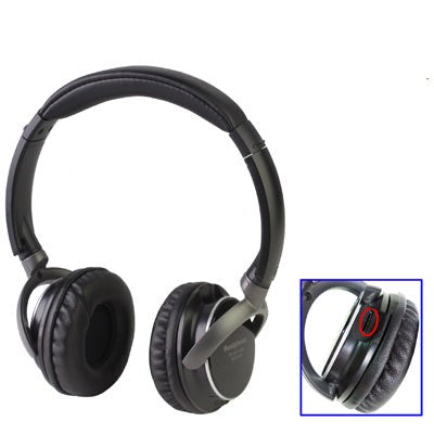 MRH-8001 Adjustable Headband Sense and Simplicity Headphone , Support TF / SD Card / FM Stereo Radio and MP3 Player Function