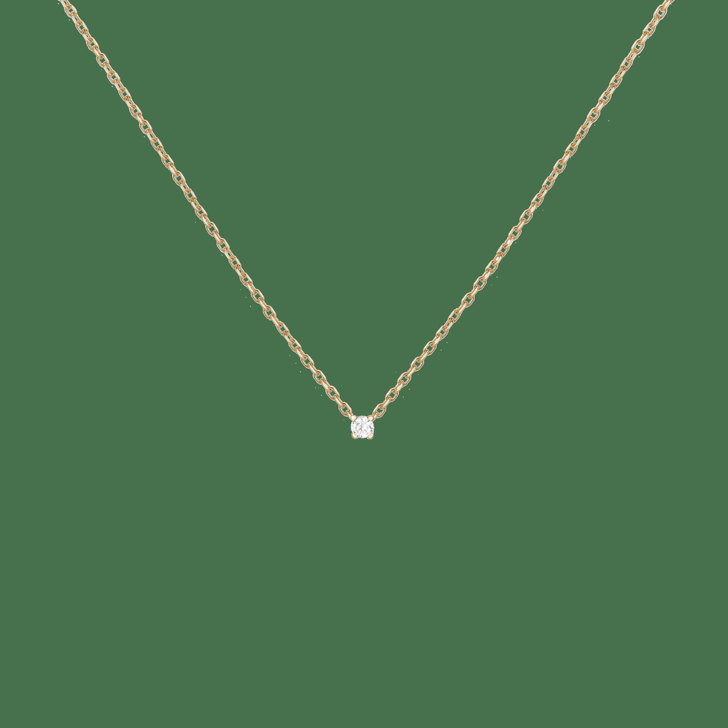 Lab Grown Diamond Solitaire Necklace