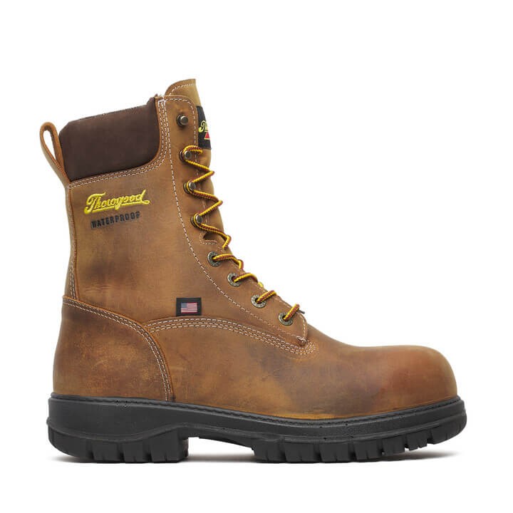 Genesis Series – 8′′ Chestnut – Nano Safety Toe – Waterproof