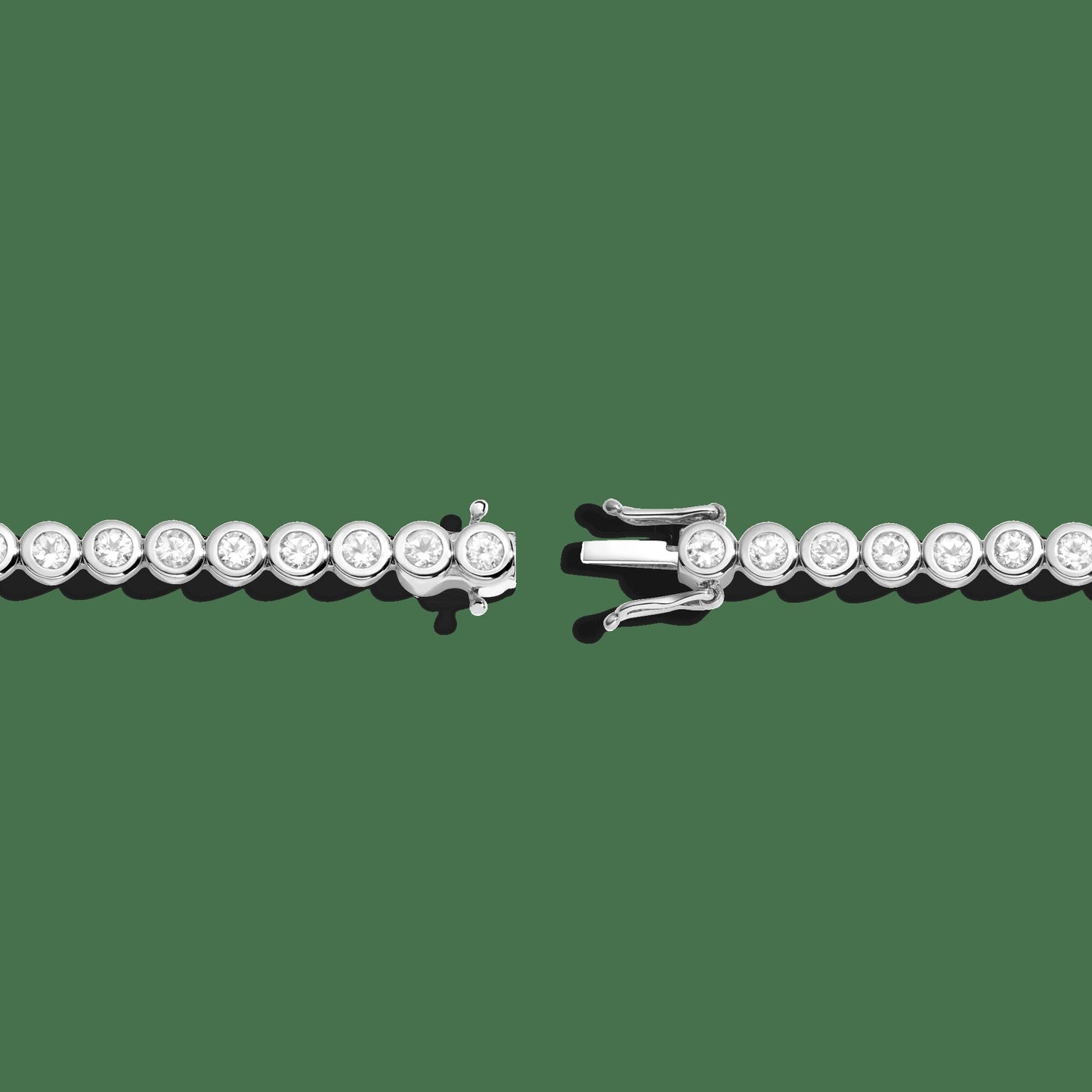 Diamond Bezel Tennis Bracelet