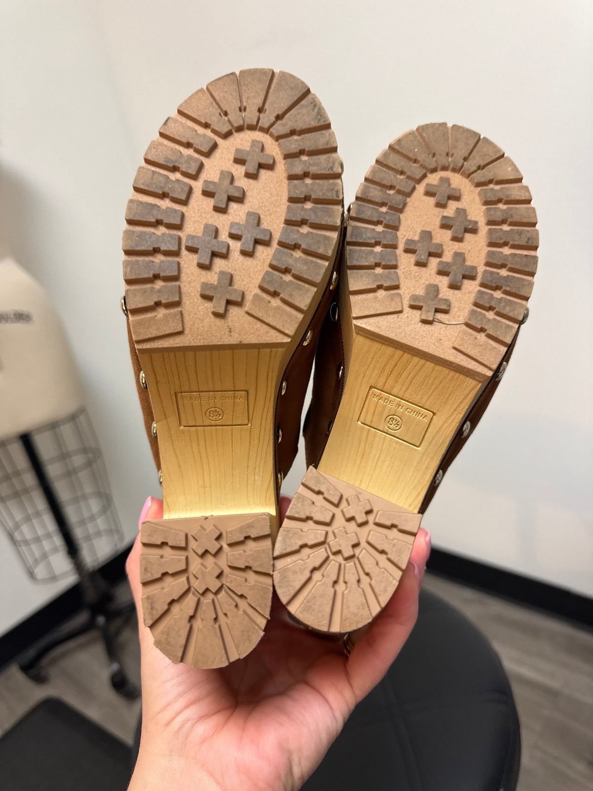 Sun Stone Brown Shoes, 8.5