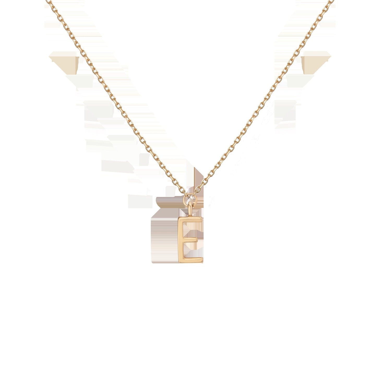 Gold Station Letter Necklace