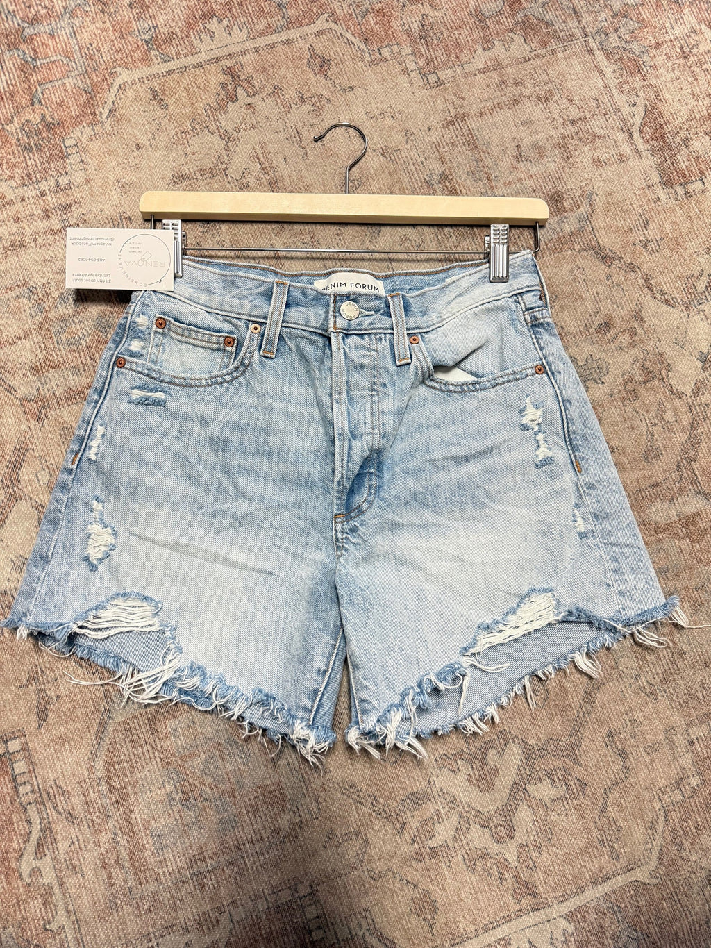 Denim Forum Ex Boyfriend Thigh HR Shorts (25)