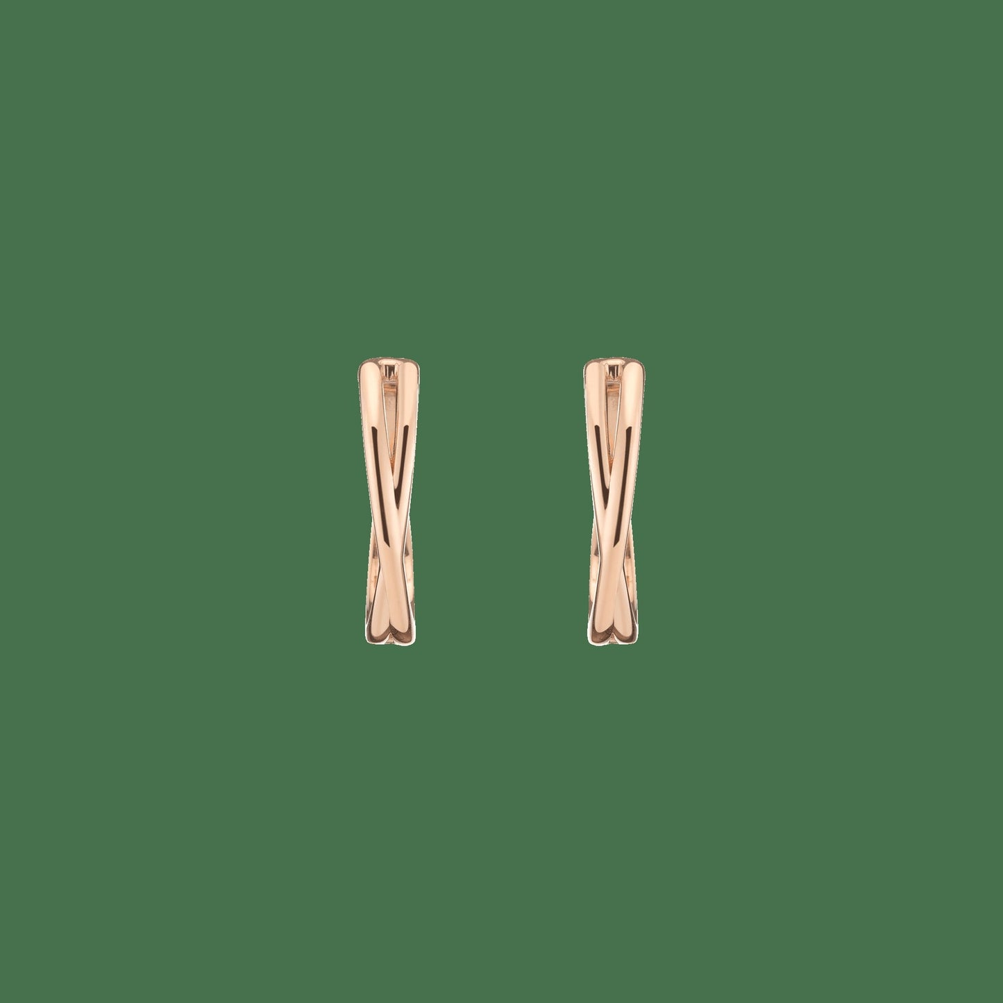 Crossover Hoop Earrings