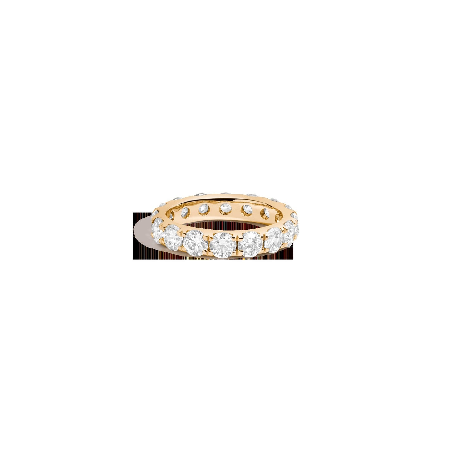 4ct Round Lab Grown Diamond Eternity Ring