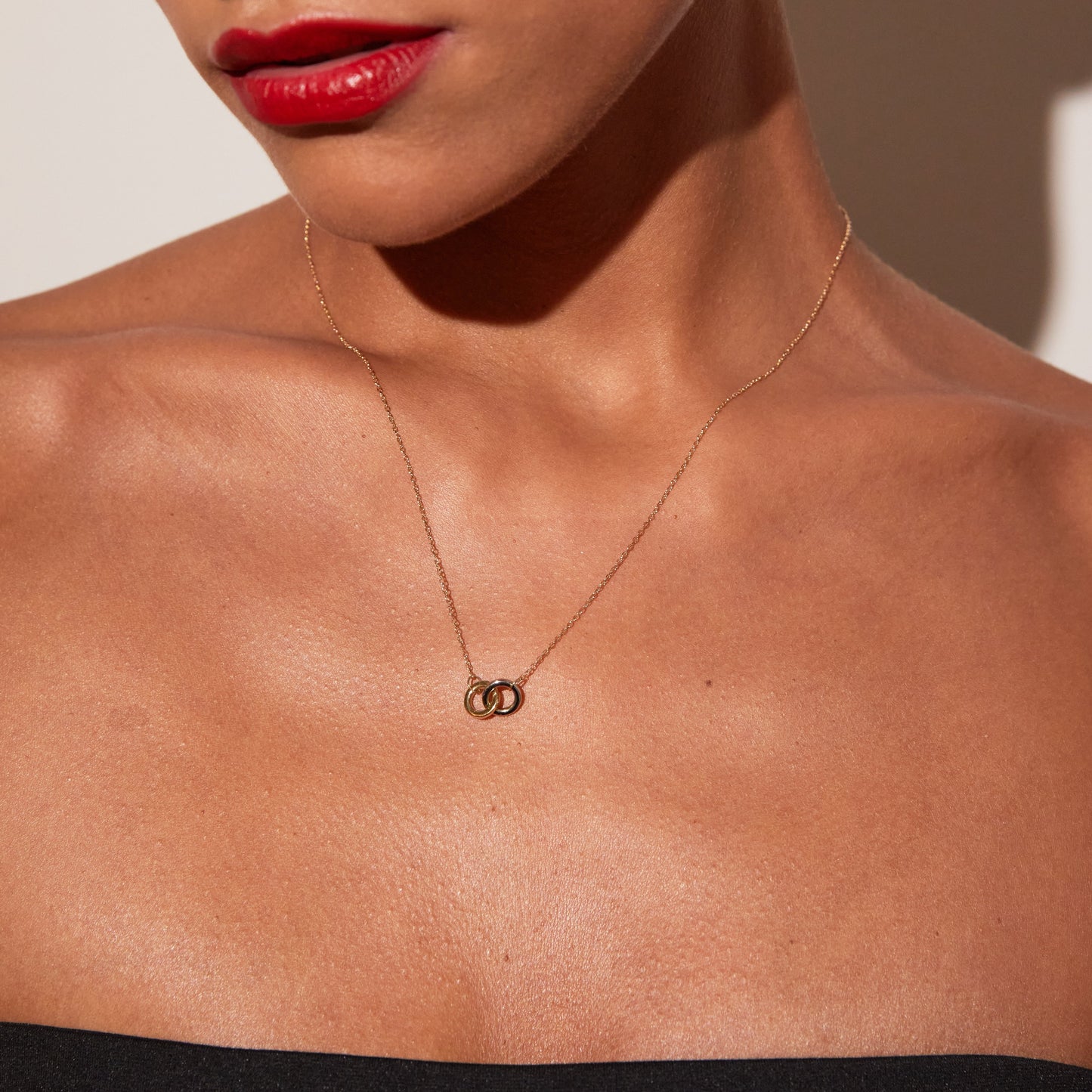 Two-Tone Connection Necklace