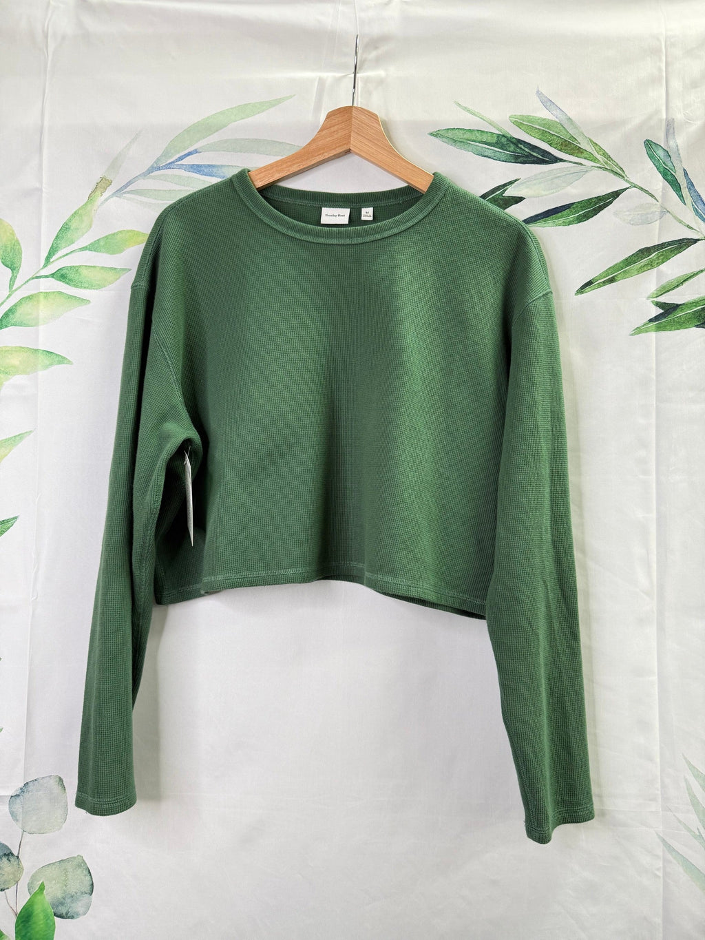 Aritzia Sunday Best Baby Waffle Longsleeve (M)