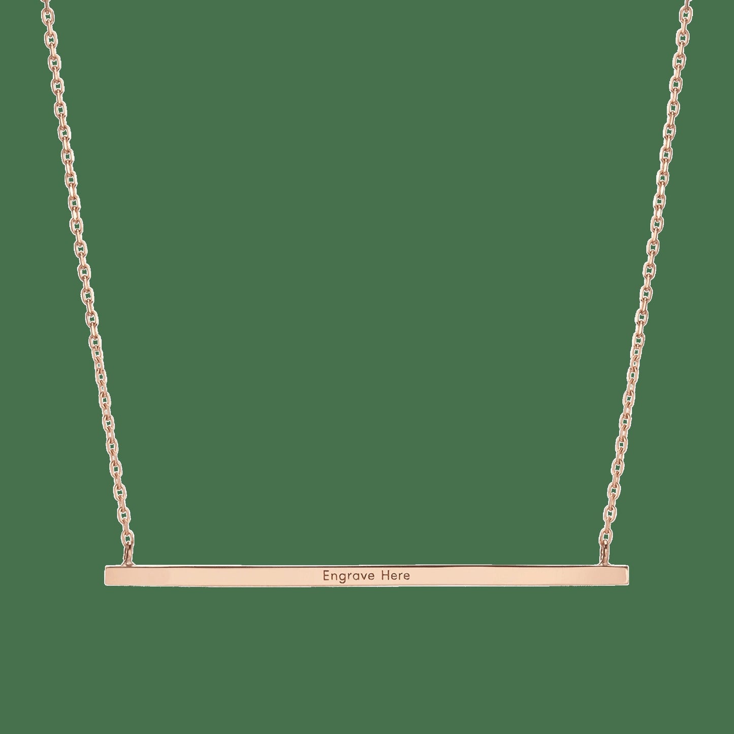 Gold Bar Necklace