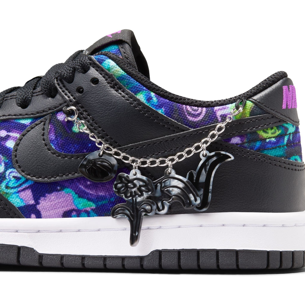 Nike Dunk Low GS (MULTI-COLOR/BLACK-VIVID PURPLE)