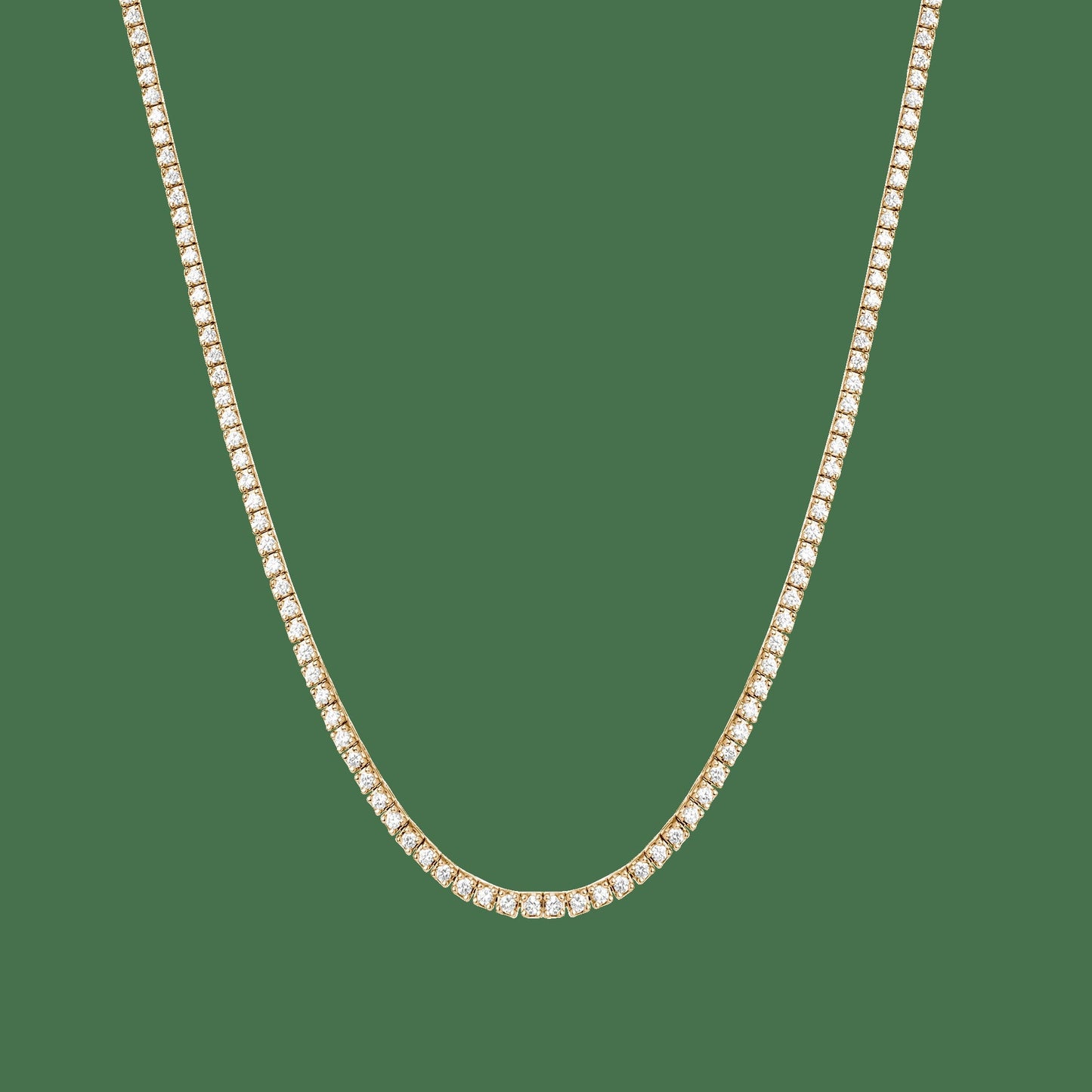 Classic Lab Grown Diamond Tennis Necklace