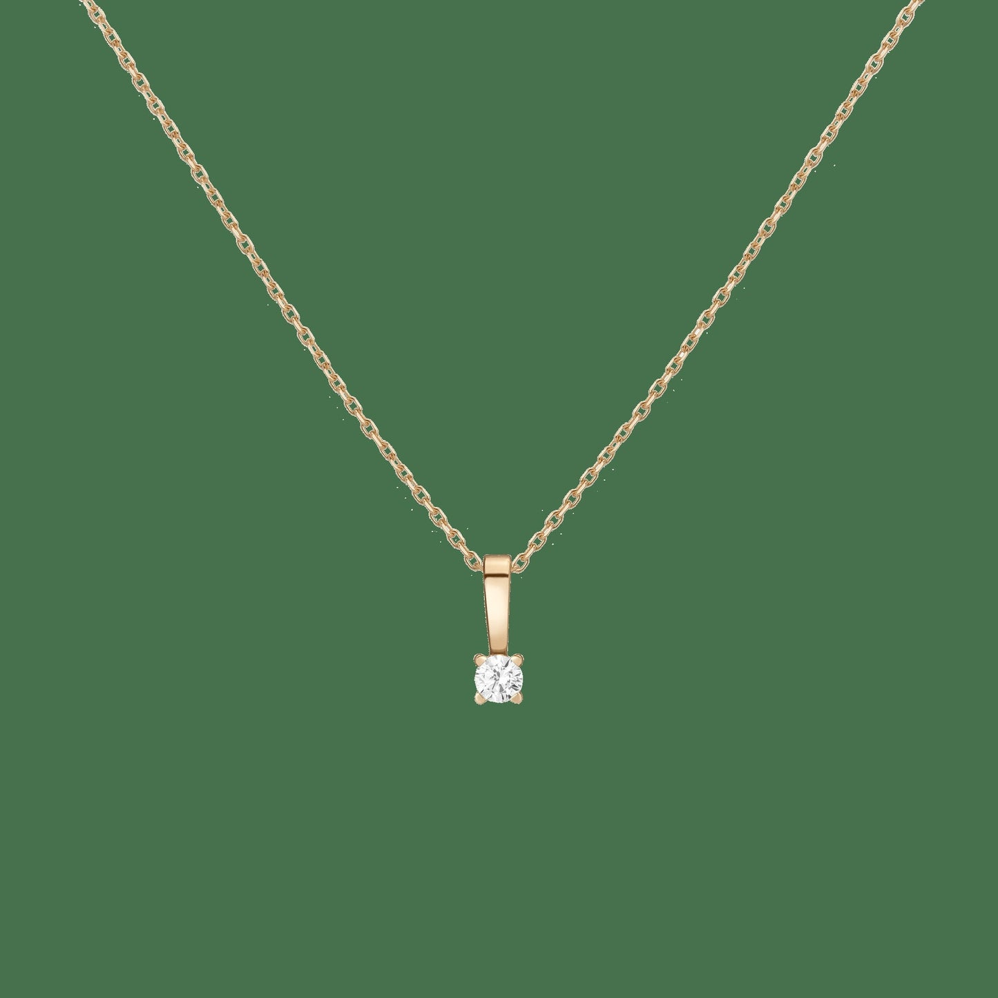 Lab Grown Diamond Solitaire Pendant