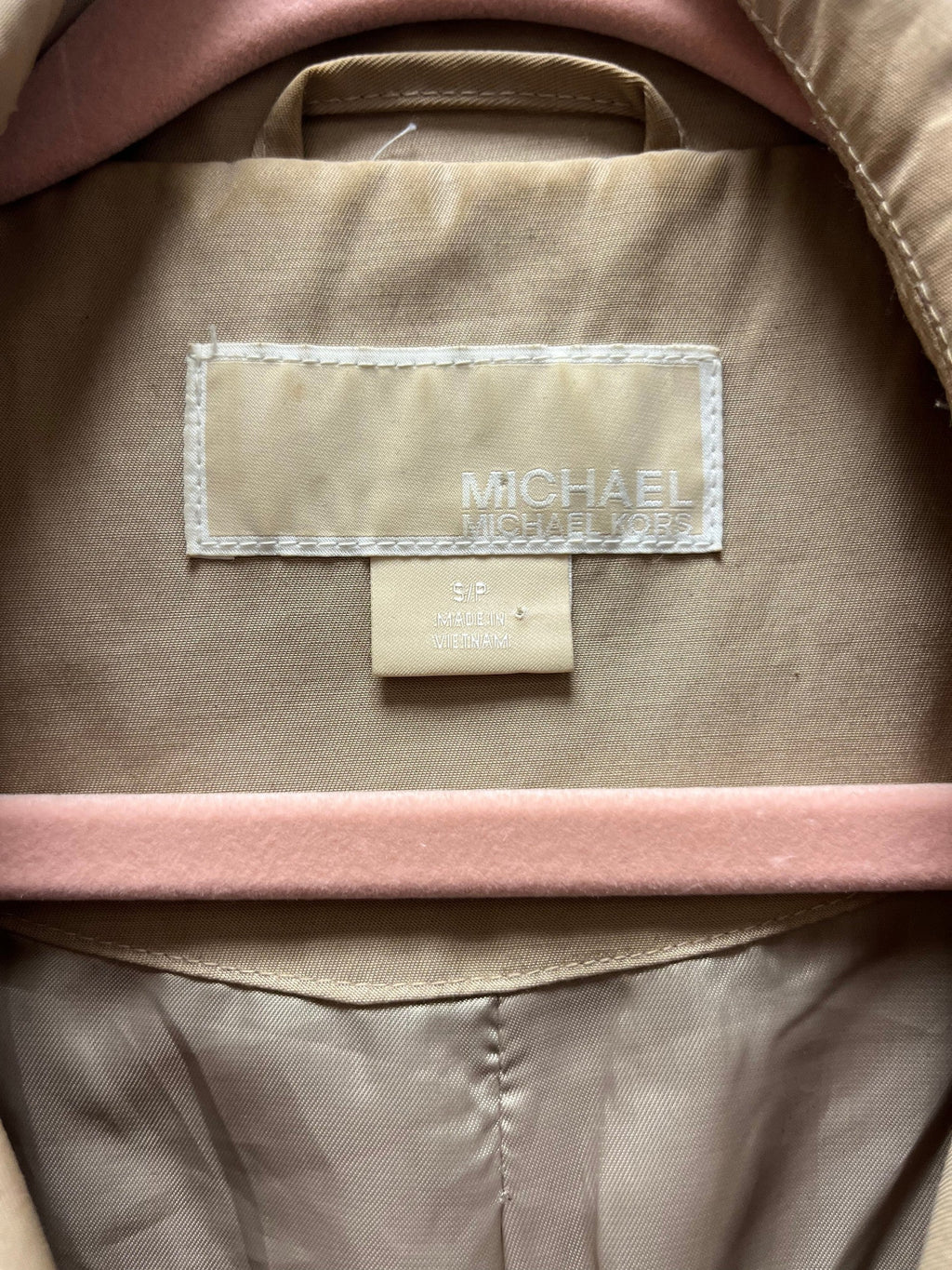 Michael Kors Trench Coat Sz S