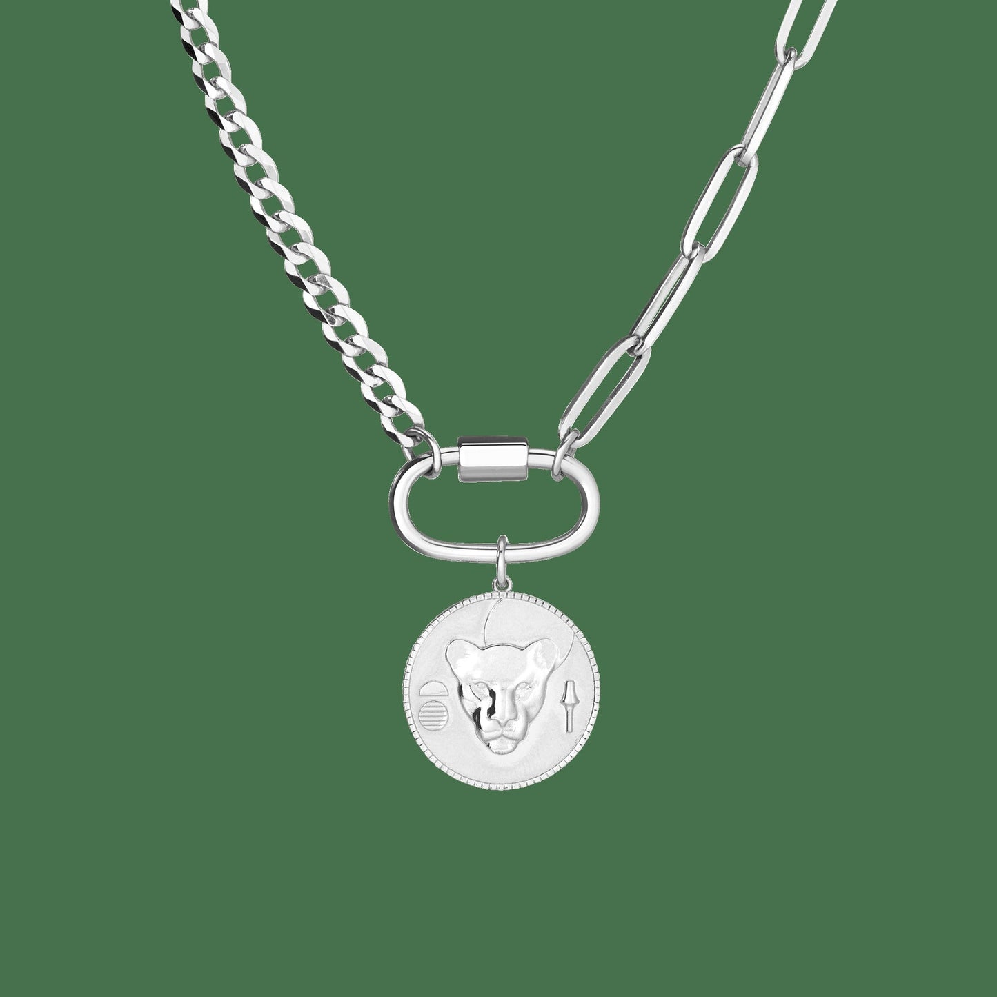 AURATE X KERRY: Lioness Pendant Necklace