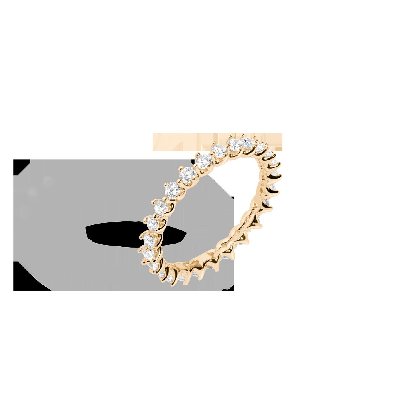 Three-Prong Lab Grown Diamond Eternity Ring