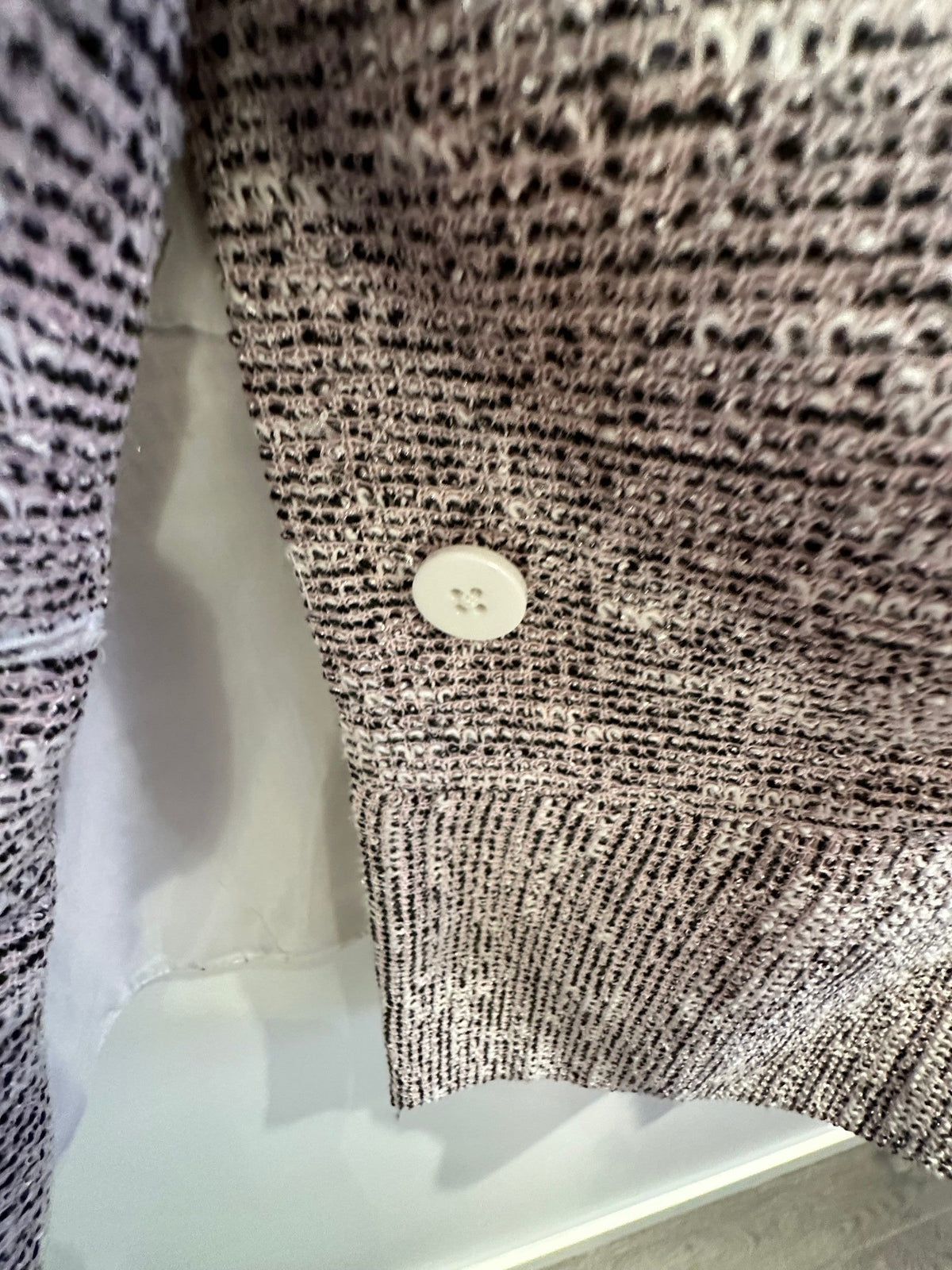 Donna Karen New York Tweed Peplum Blazer Sz 12