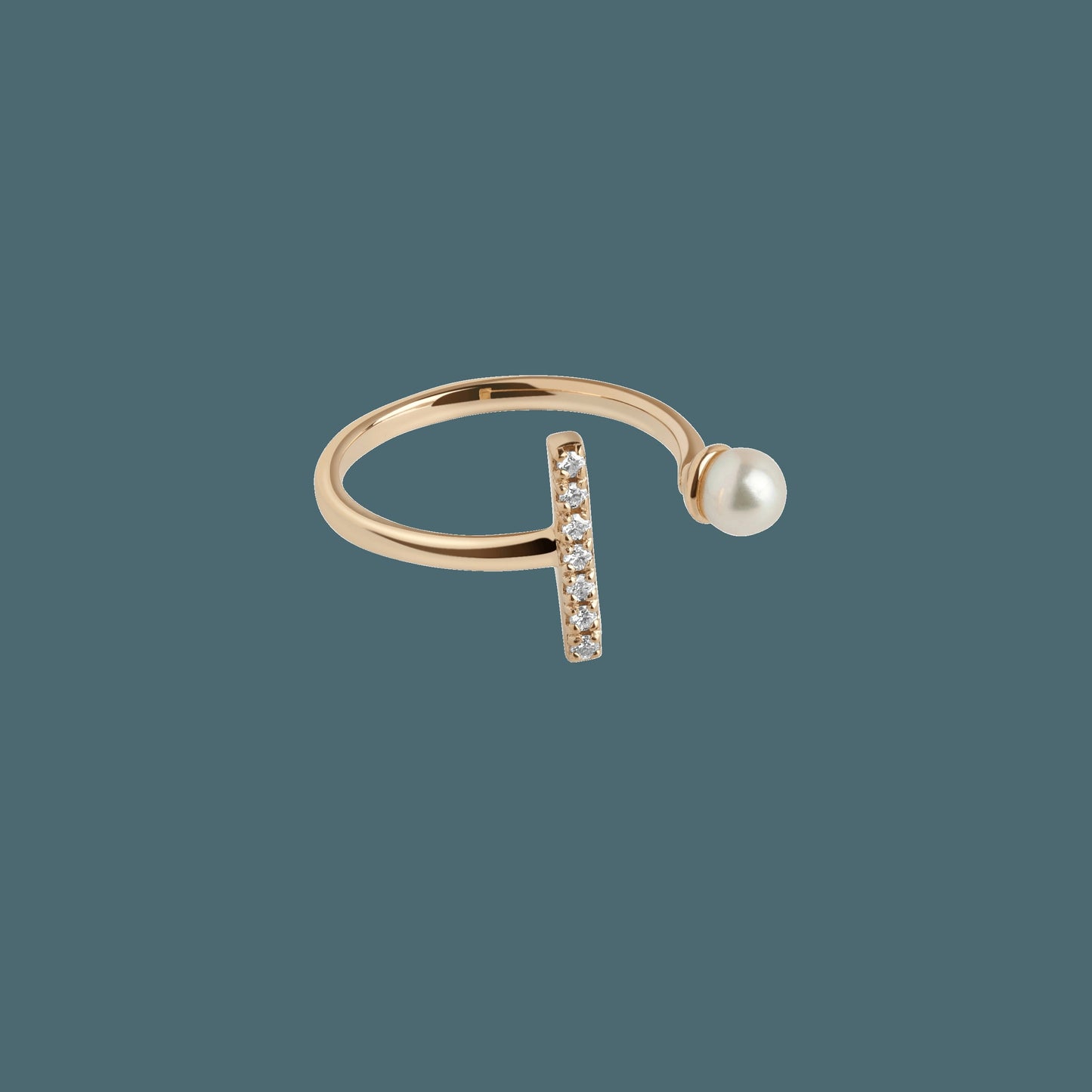 Archival Open Pearl Ring