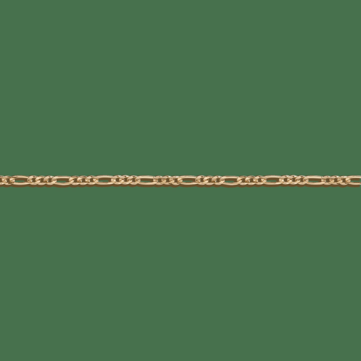 Medium Gold Figaro Chain Bracelet