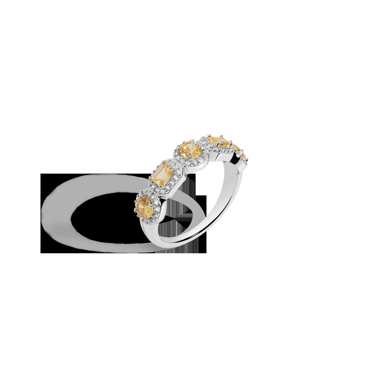 Lab Grown Canary Edwardian Ring