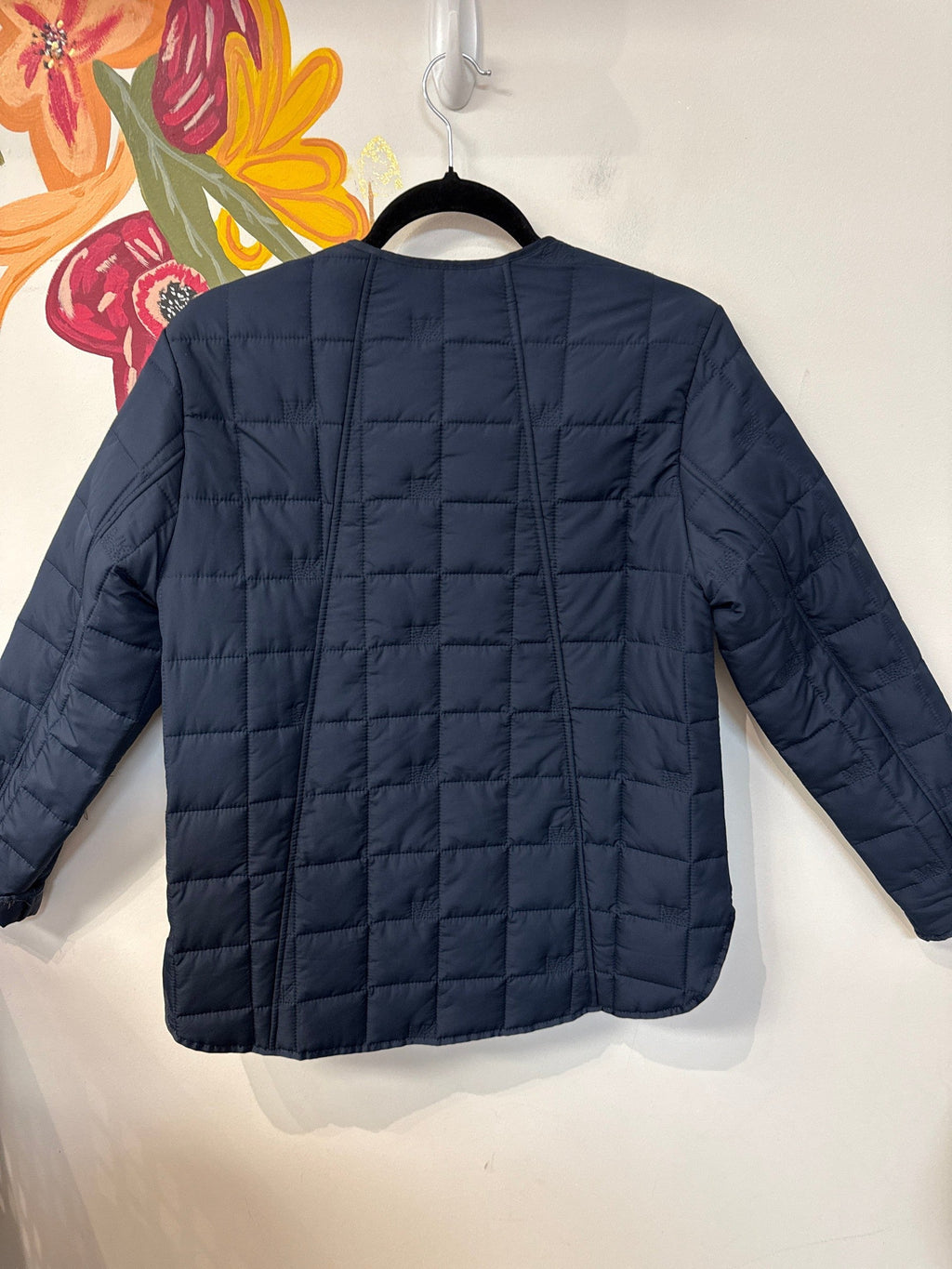 Michael Kors Blue Quilted Jacket, XS