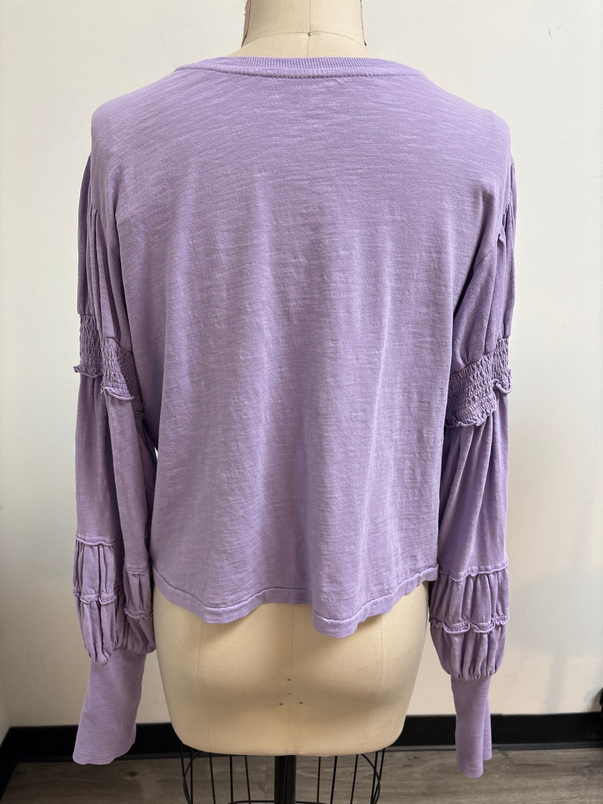 Pilcro Purple Cropped Anthropologie Top, M