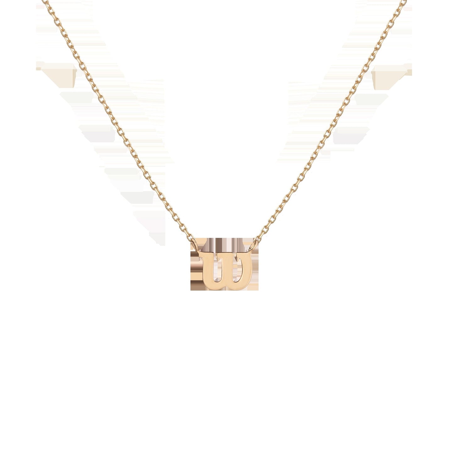 Aurate x Wilson: Dainty W Necklace