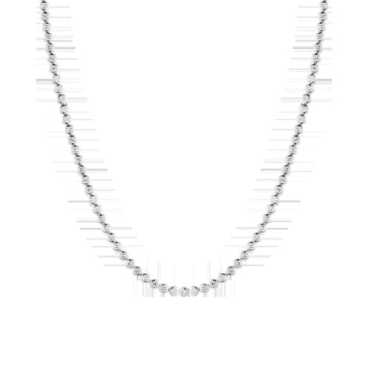 Lab Grown Diamond Bezel Tennis Necklace