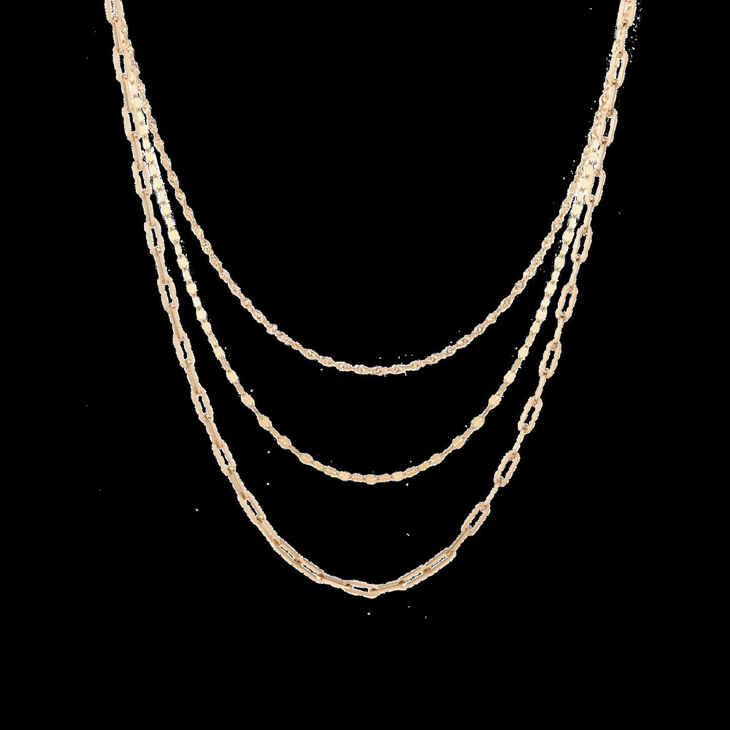Starter Chain Necklace Stack