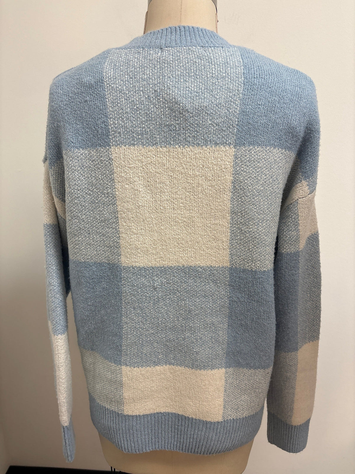 Christian Siriano Blue Sweater, M