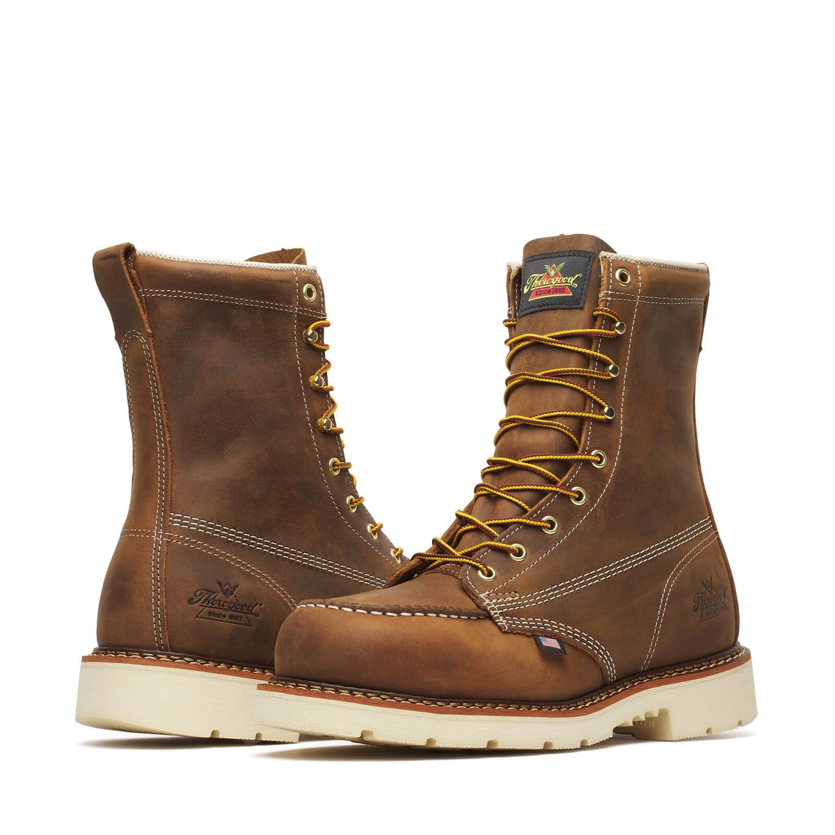 Thorogood American Heritage – 8′′ Trail Crazy Horse Safety Toe – Moc Toe MAXWear90TM