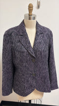 Coldwater Creek Purple Blazer Jacket, 14