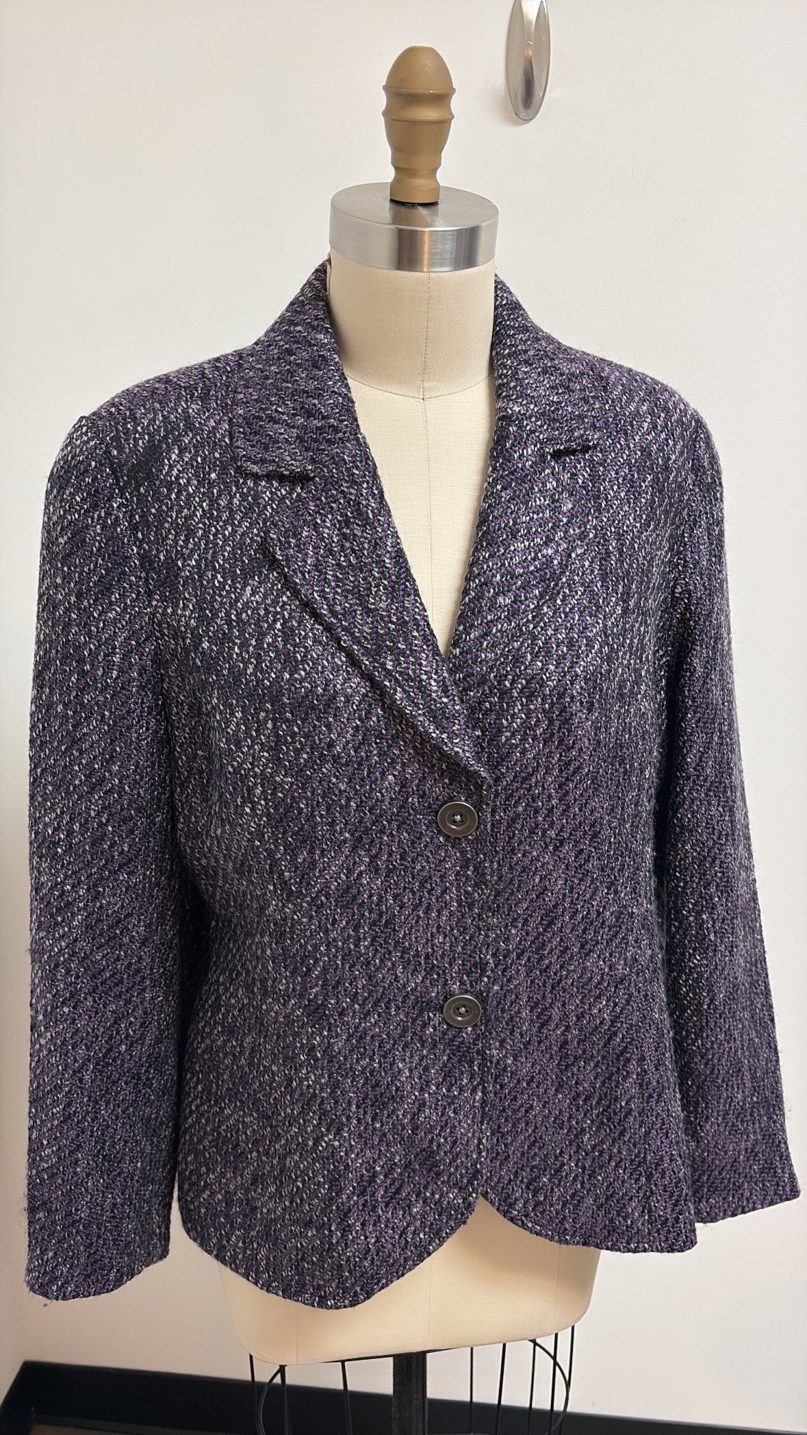 Coldwater Creek Purple Blazer Jacket, 14