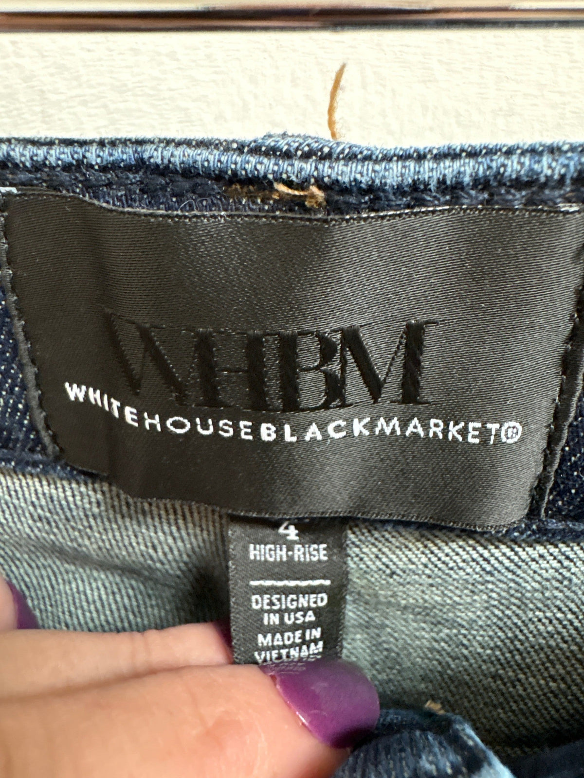 White House Black Market 29" Inseam High Rise Everyday Soft Jeans, 4