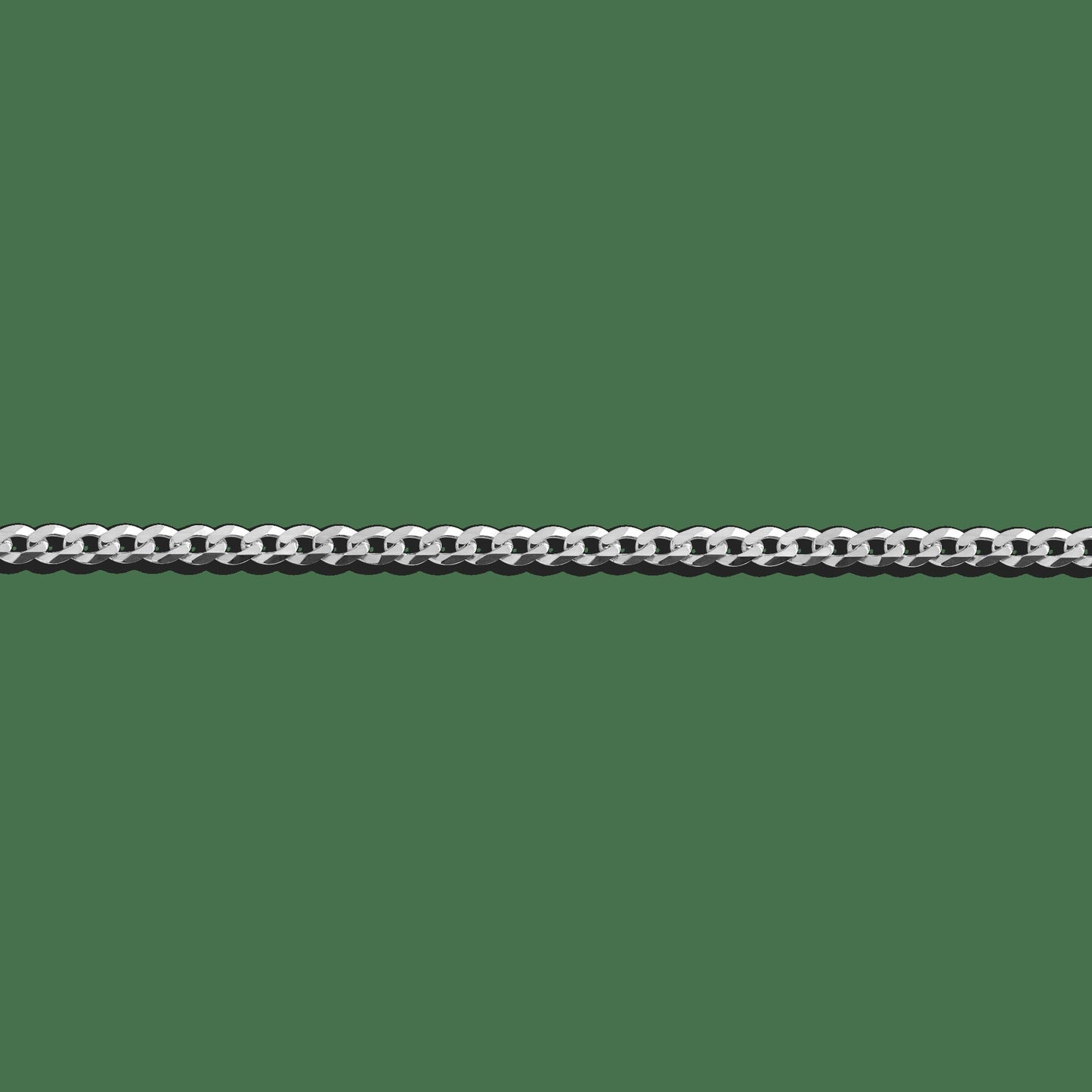 Large Gold Curb Chain Bracelet