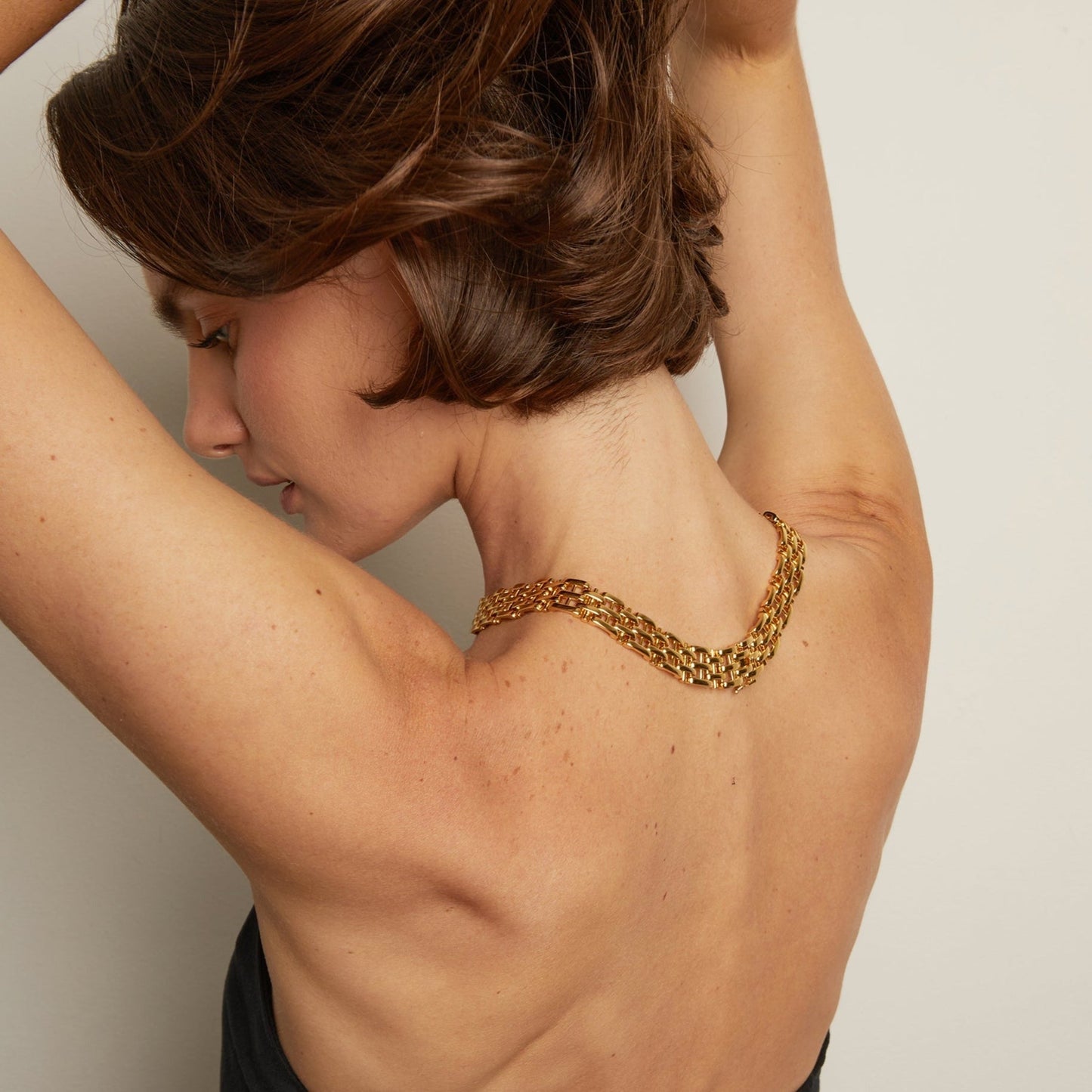 Panther Chain Link Necklace