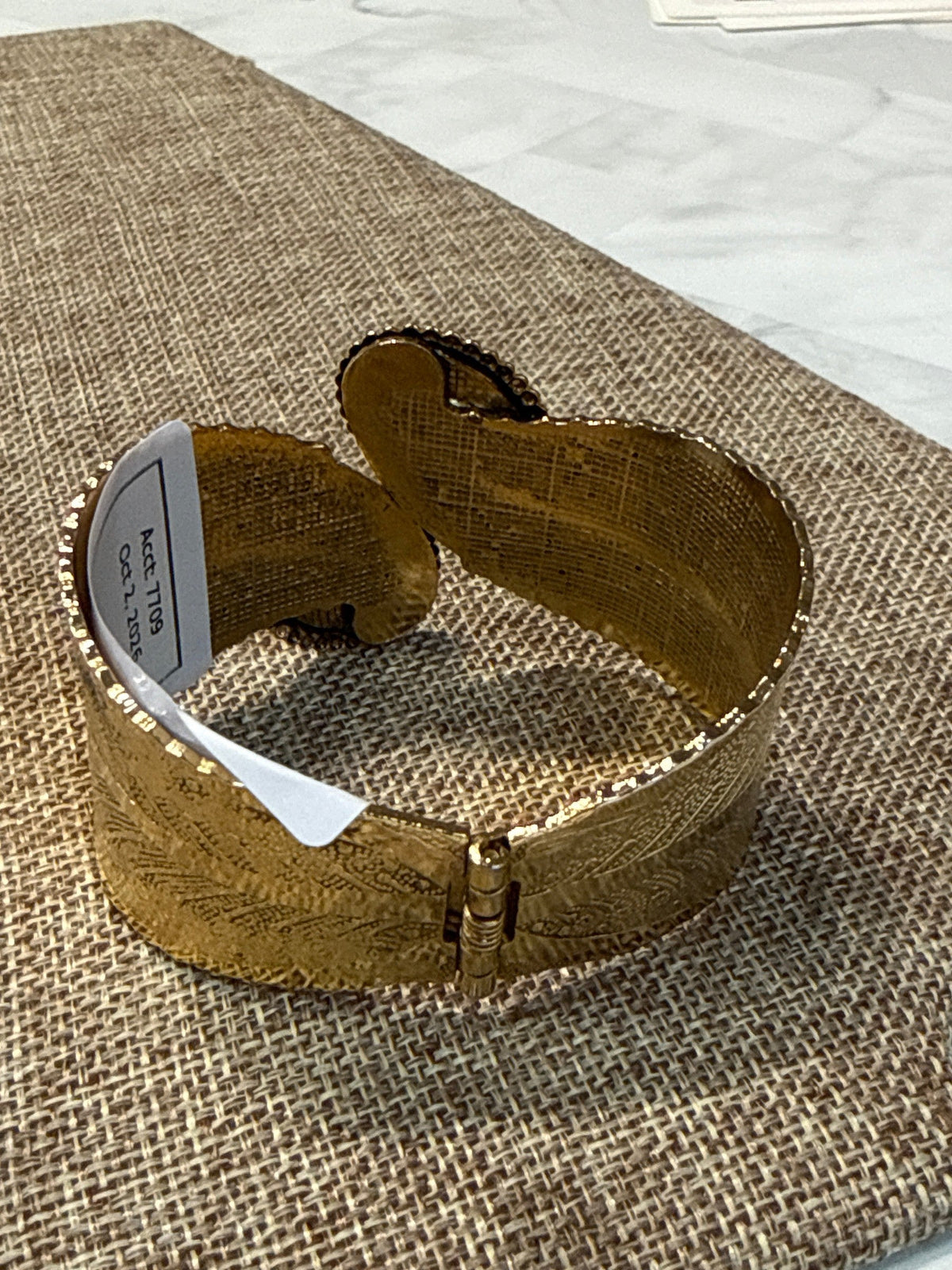 Gold Hinge Bracelet