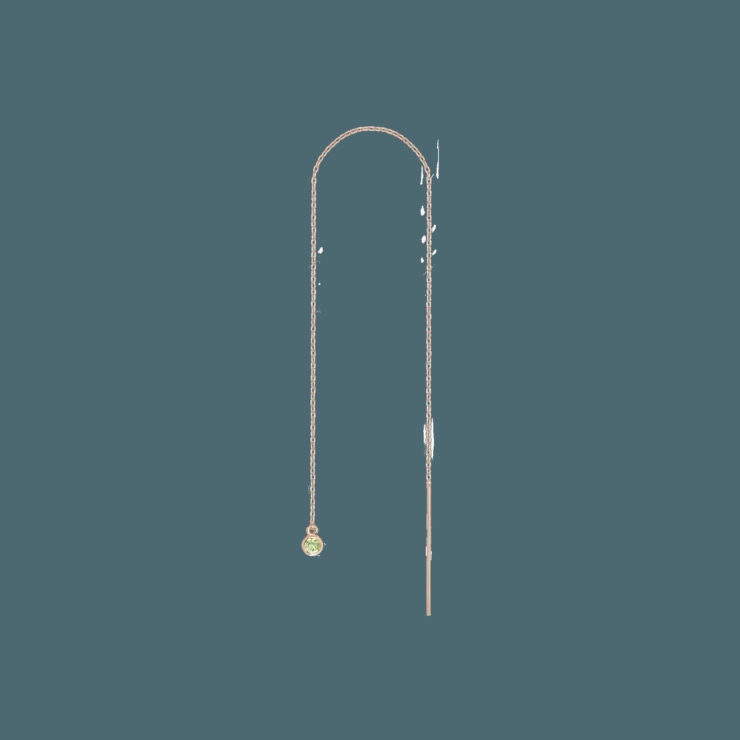 Birthstone Ear Chain Threader